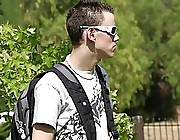 Horny guy visiting good looking friend from school