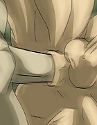 Anime of stud fucking a twink