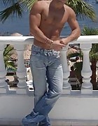 Hunky Hung Muscular Lifeguard Shows Off On Webcam